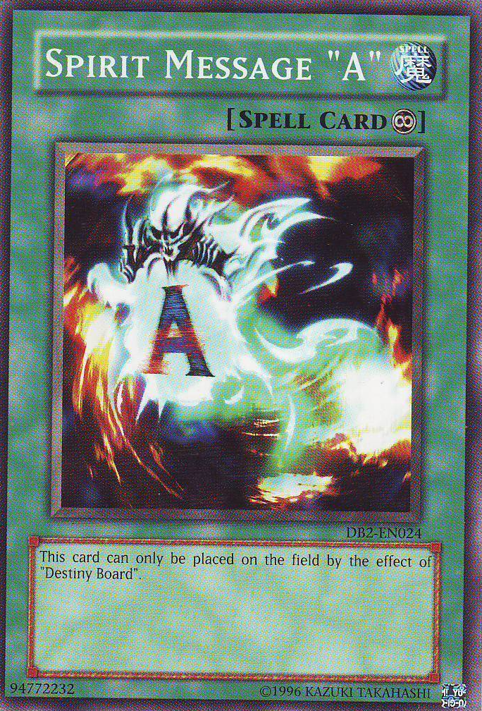 Spirit Message "A" [DB2-EN024] Common | L.A. Mood Comics and Games