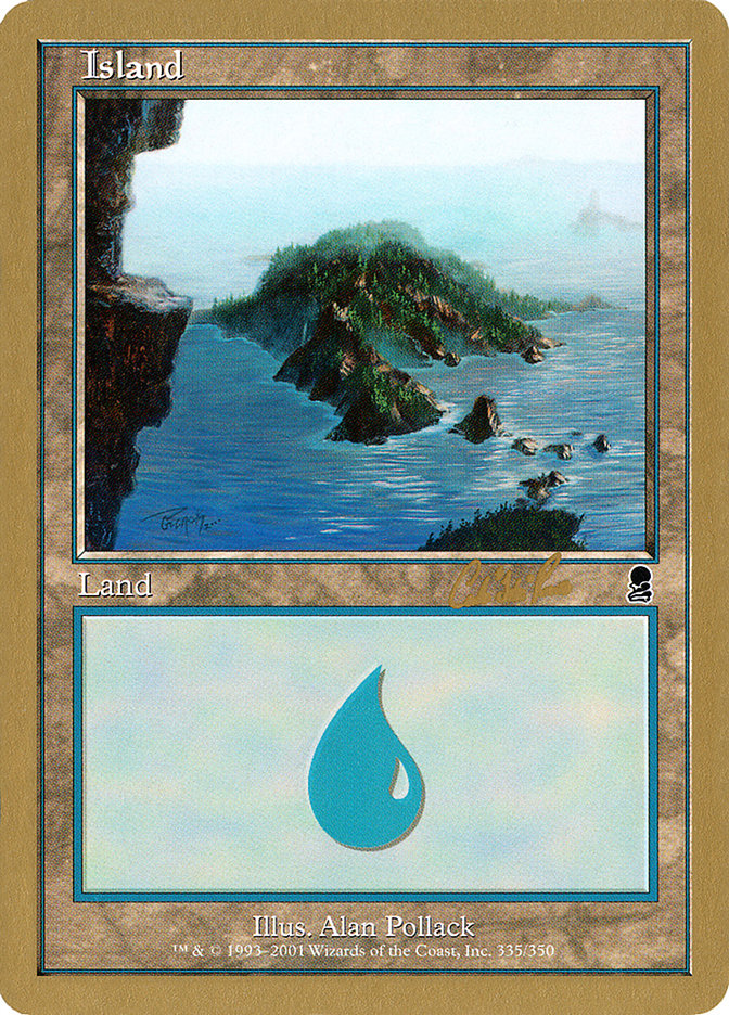 Island (cr335) (Carlos Romao) [World Championship Decks 2002] | L.A. Mood Comics and Games