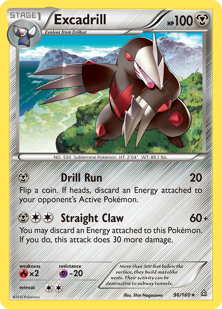 Excadrill (96/160) [XY: Primal Clash] | L.A. Mood Comics and Games