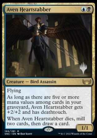 Aven Heartstabber (Promo Pack) [Streets of New Capenna Promos] | L.A. Mood Comics and Games