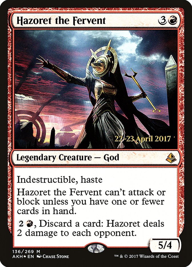 Hazoret the Fervent [Amonkhet Prerelease Promos] | L.A. Mood Comics and Games