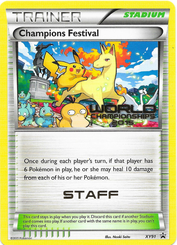 Champions Festival (XY91) (2015 Quarter Finalist) [XY: Black Star Promos] | L.A. Mood Comics and Games