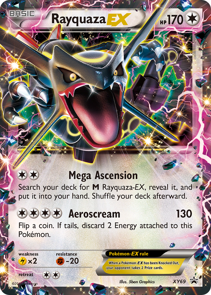 Rayquaza EX (XY69) (Shiny) [XY: Black Star Promos] | L.A. Mood Comics and Games