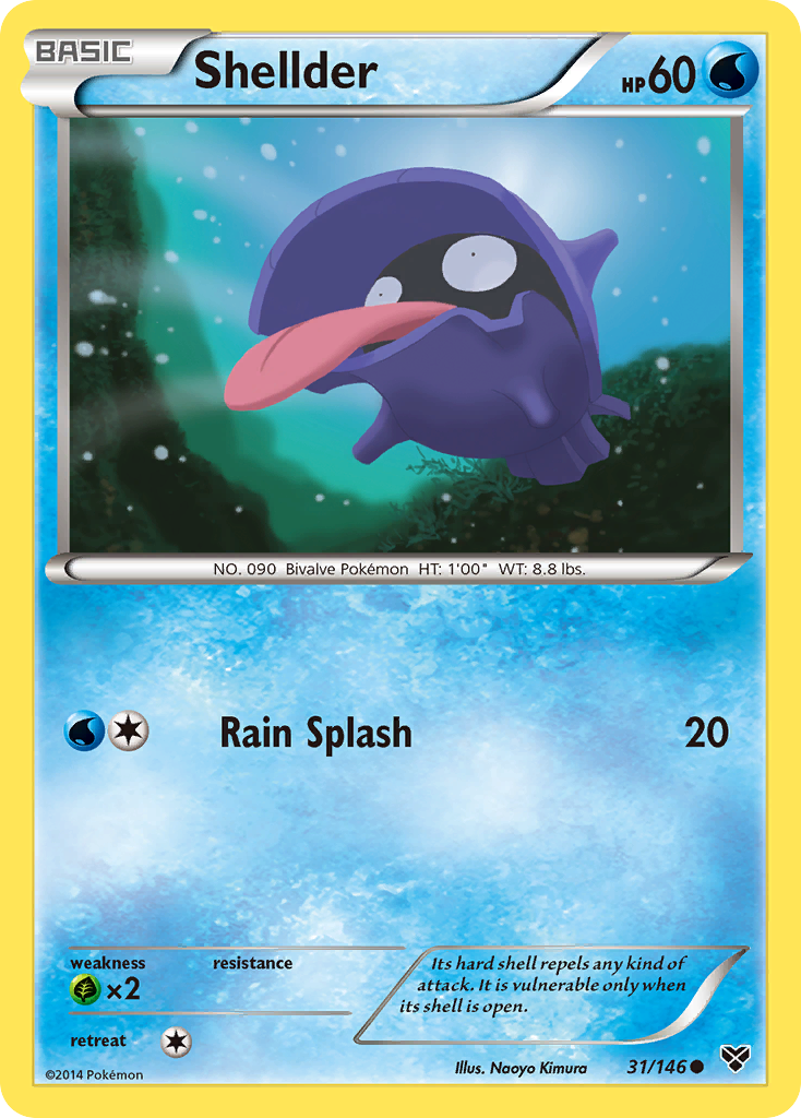 Shellder (31/146) [XY: Base Set] | L.A. Mood Comics and Games