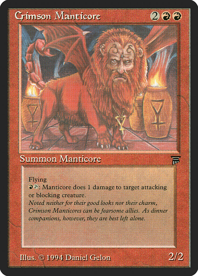 Crimson Manticore [Legends] | L.A. Mood Comics and Games