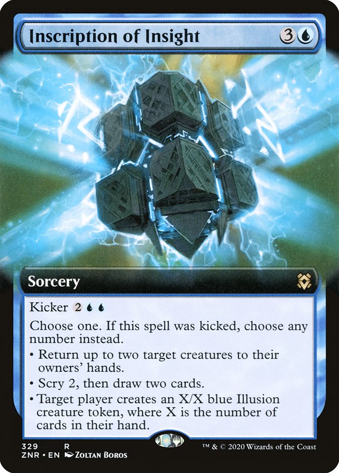 Inscription of Insight (Extended Art) [Zendikar Rising] | L.A. Mood Comics and Games