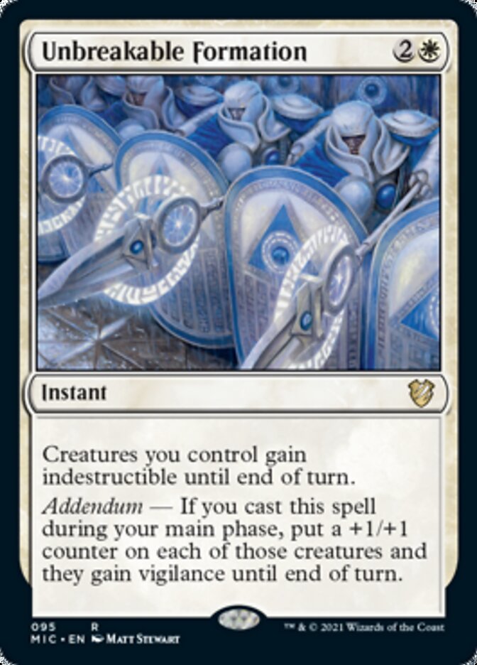 Unbreakable Formation [Innistrad: Midnight Hunt Commander] | L.A. Mood Comics and Games