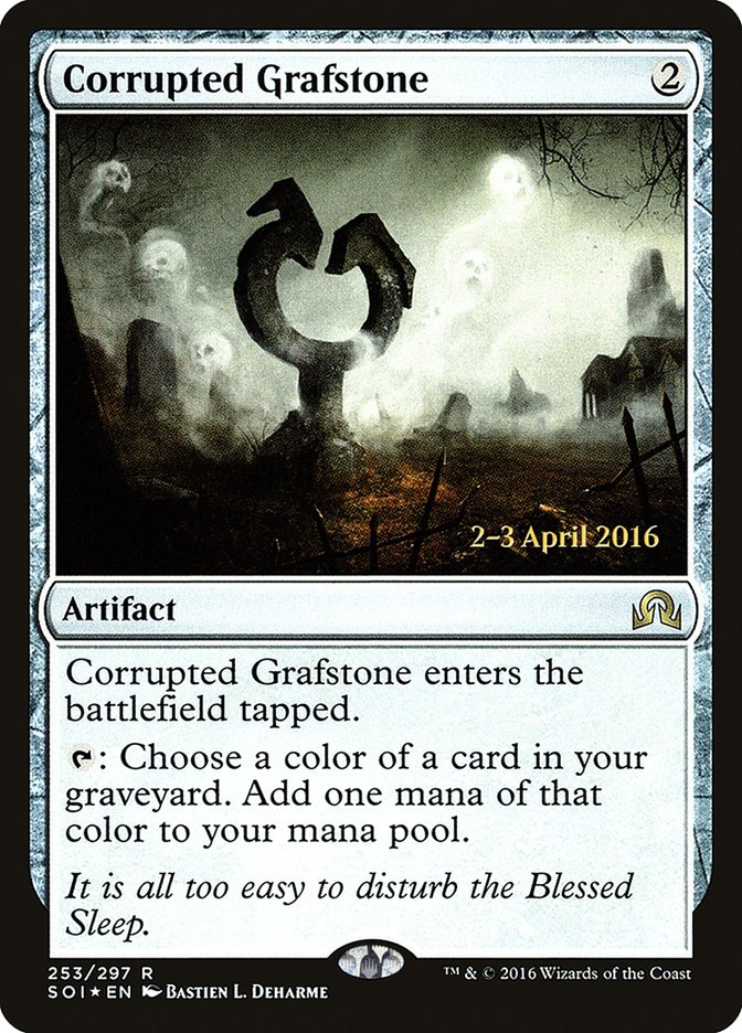 Corrupted Grafstone [Shadows over Innistrad Prerelease Promos] | L.A. Mood Comics and Games