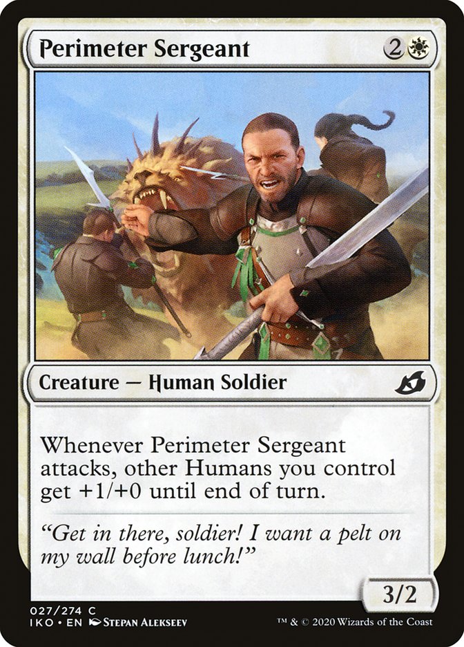Perimeter Sergeant [Ikoria: Lair of Behemoths] | L.A. Mood Comics and Games