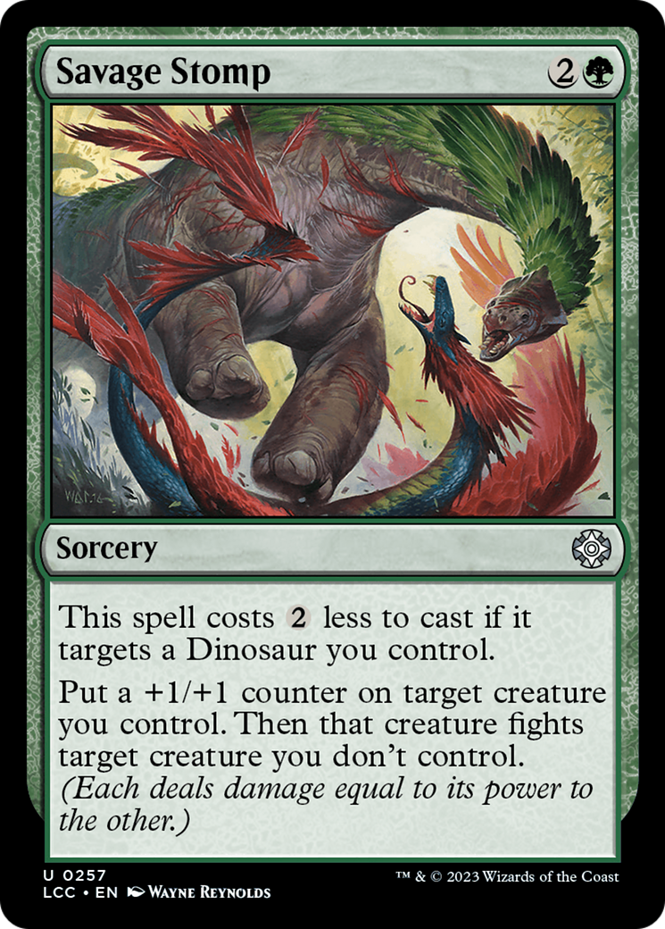 Savage Stomp [The Lost Caverns of Ixalan Commander] | L.A. Mood Comics and Games