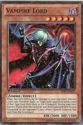 Vampire Lord [BP01-EN127] Starfoil Rare | L.A. Mood Comics and Games