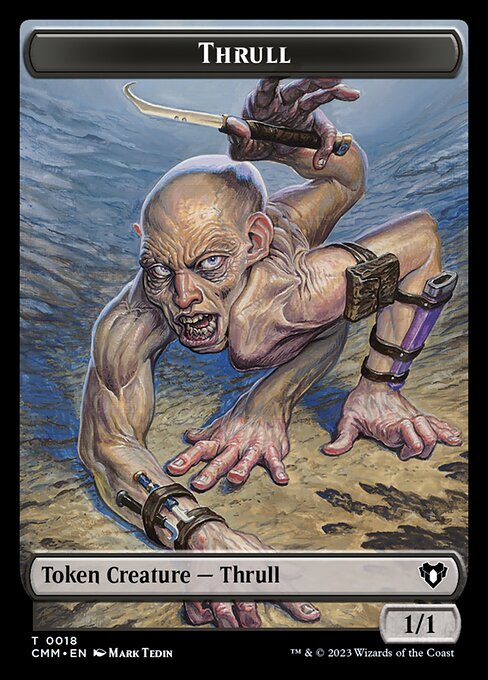 Zombie (0019) // Thrull Double-Sided Token [Commander Masters Tokens] | L.A. Mood Comics and Games