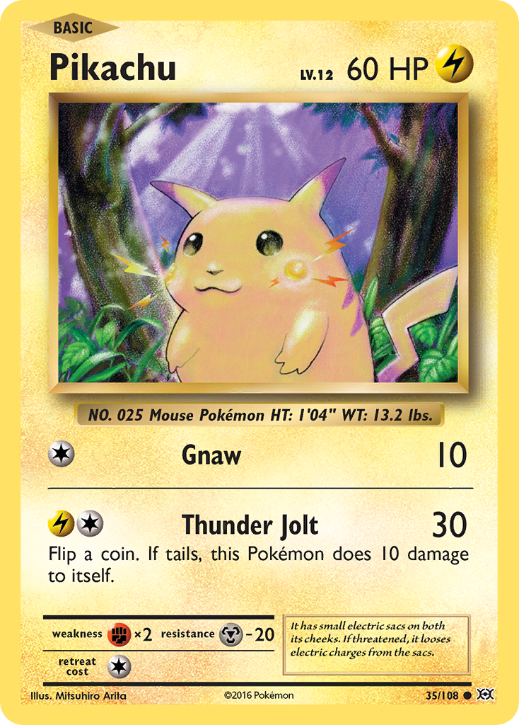 Pikachu (35/108) [XY: Evolutions] | L.A. Mood Comics and Games