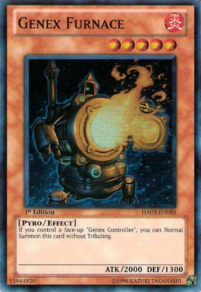 Genex Furnace [HA02-EN005] Super Rare | L.A. Mood Comics and Games