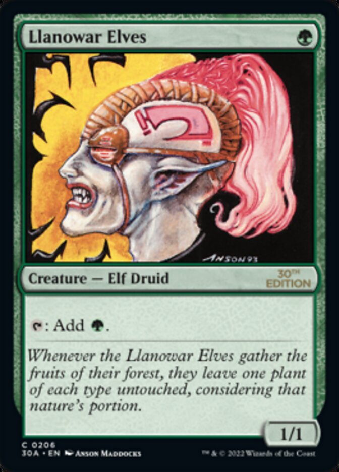 Llanowar Elves [30th Anniversary Edition] | L.A. Mood Comics and Games