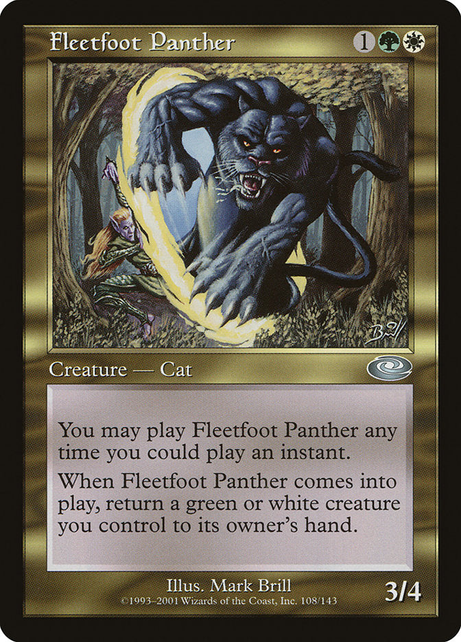 Fleetfoot Panther [Planeshift] | L.A. Mood Comics and Games