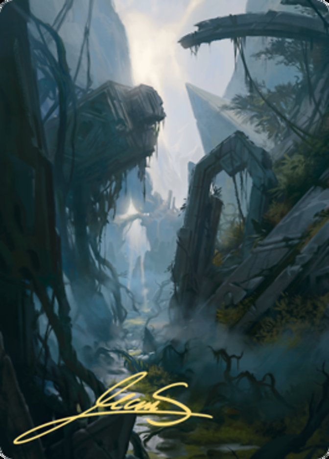 Swamp 2 Art Card (Gold-Stamped Signature) [Zendikar Rising Art Series] | L.A. Mood Comics and Games