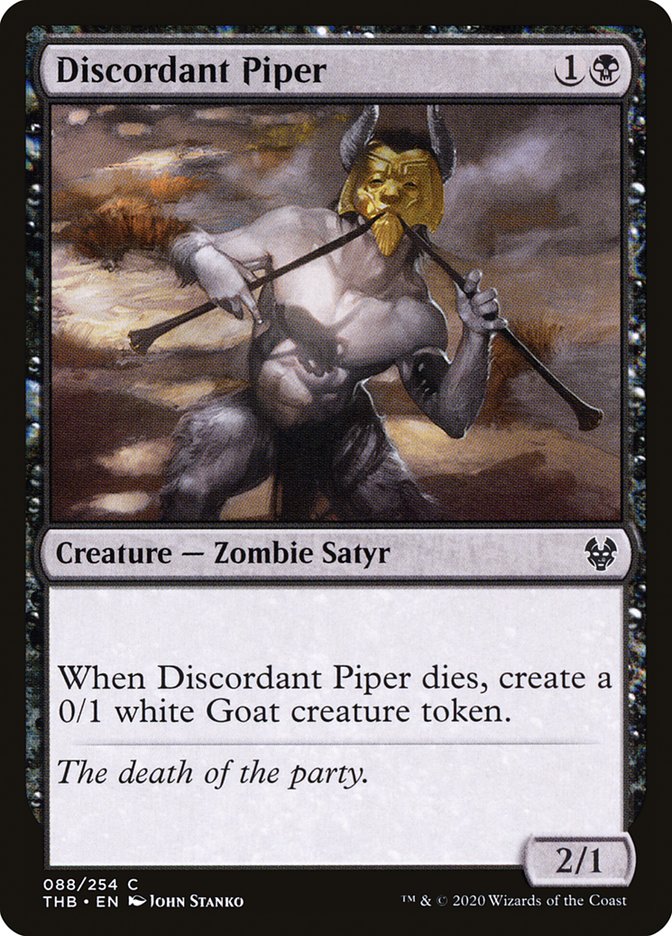 Discordant Piper [Theros Beyond Death] | L.A. Mood Comics and Games