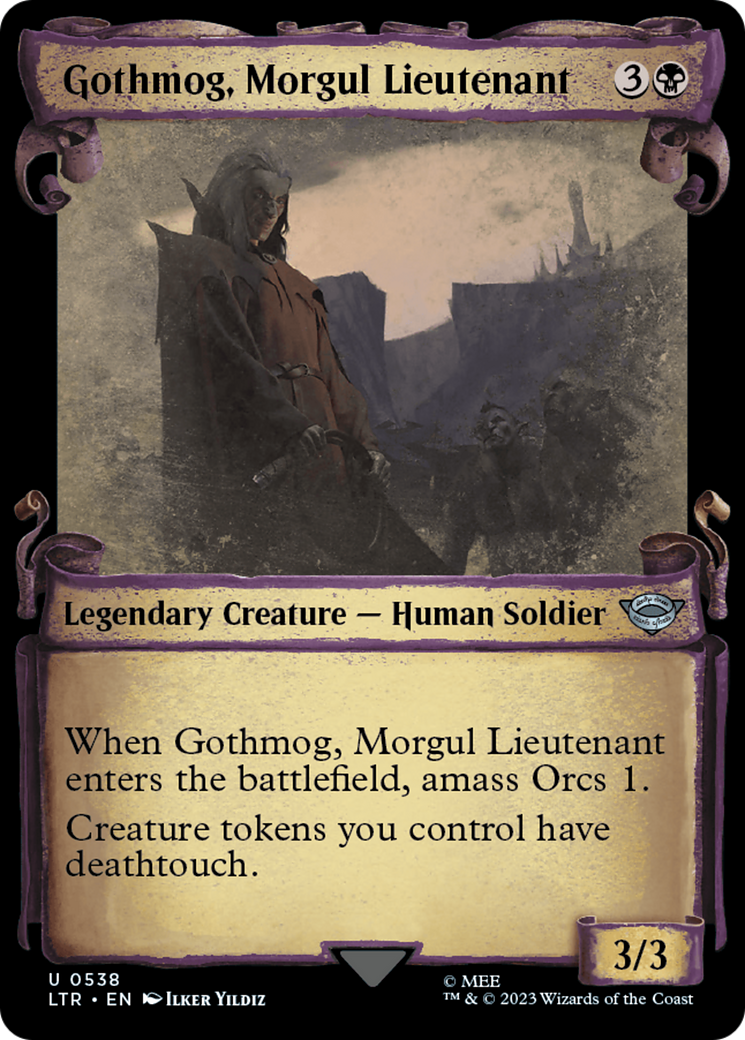 Gothmog, Morgul Lieutenant [The Lord of the Rings: Tales of Middle-Earth Showcase Scrolls] | L.A. Mood Comics and Games