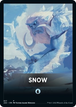 Snow Theme Card [Jumpstart 2022 Front Cards] | L.A. Mood Comics and Games