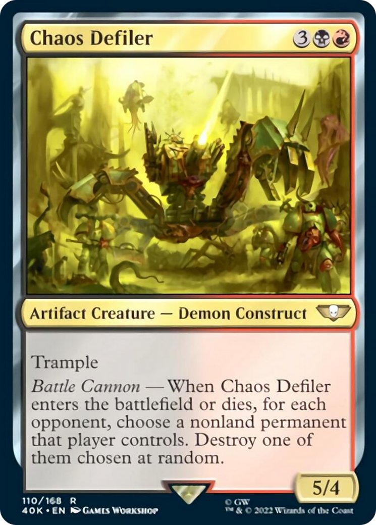 Chaos Defiler (Surge Foil) [Warhammer 40,000] | L.A. Mood Comics and Games