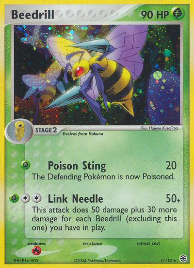 Beedrill (1/112) [EX: FireRed & LeafGreen] | L.A. Mood Comics and Games