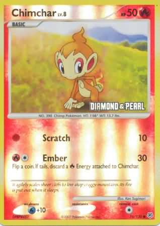 Chimchar (76/130) [Burger King Promos: 2008 Collection] | L.A. Mood Comics and Games