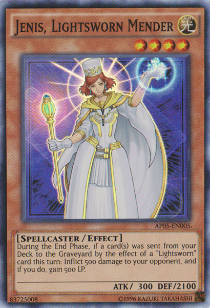 Jenis, Lightsworn Mender [AP05-EN005] Super Rare | L.A. Mood Comics and Games