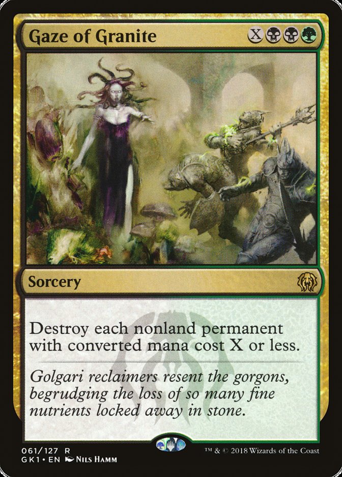 Gaze of Granite [Guilds of Ravnica Guild Kit] | L.A. Mood Comics and Games