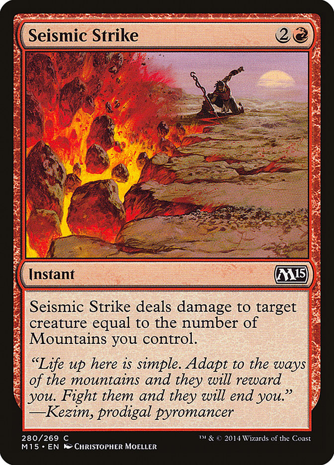 Seismic Strike [Magic 2015] | L.A. Mood Comics and Games