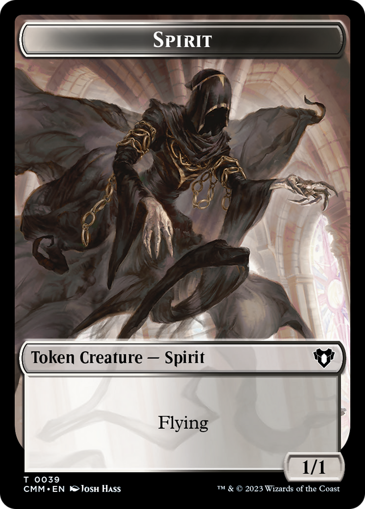 Spirit // Eldrazi Scion Double-Sided Token [Commander Masters Tokens] | L.A. Mood Comics and Games