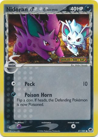 Nidoran (57/101) (Male) (Delta Species) (Stamped) [EX: Dragon Frontiers] | L.A. Mood Comics and Games