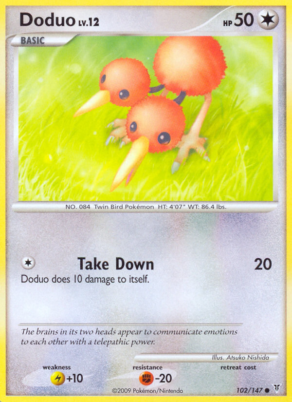 Doduo (102/147) [Platinum: Supreme Victors] | L.A. Mood Comics and Games