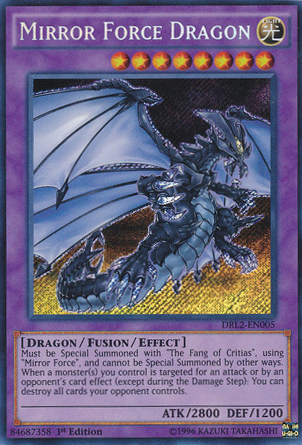 Mirror Force Dragon [DRL2-EN005] Secret Rare | L.A. Mood Comics and Games