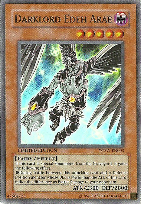 Darklord Edeh Arae [YCSW-EN003] Super Rare | L.A. Mood Comics and Games