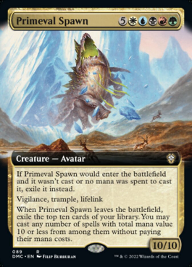 Primeval Spawn (Extended Art) [Dominaria United Commander] | L.A. Mood Comics and Games