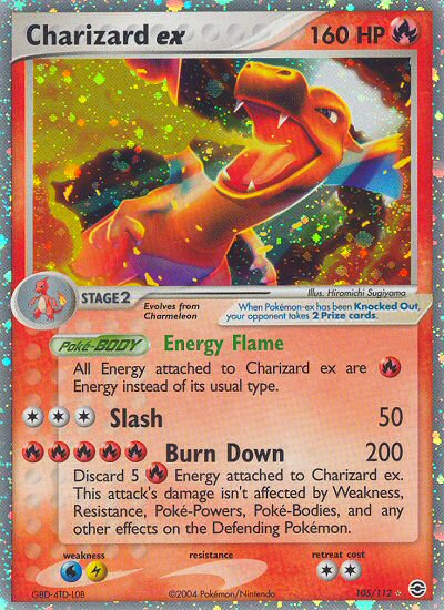 Charizard ex (105/112) [EX: FireRed & LeafGreen] | L.A. Mood Comics and Games