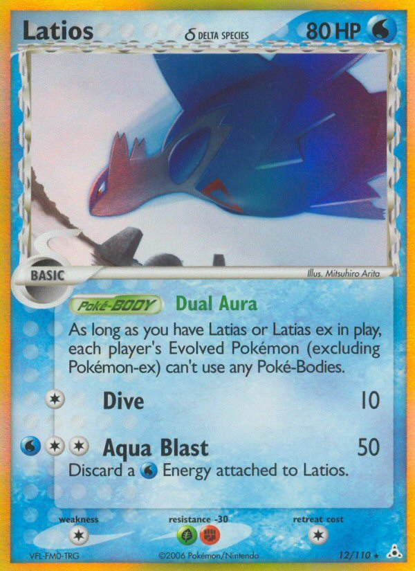 Latios (12/110) (Delta Species) [EX: Holon Phantoms] | L.A. Mood Comics and Games