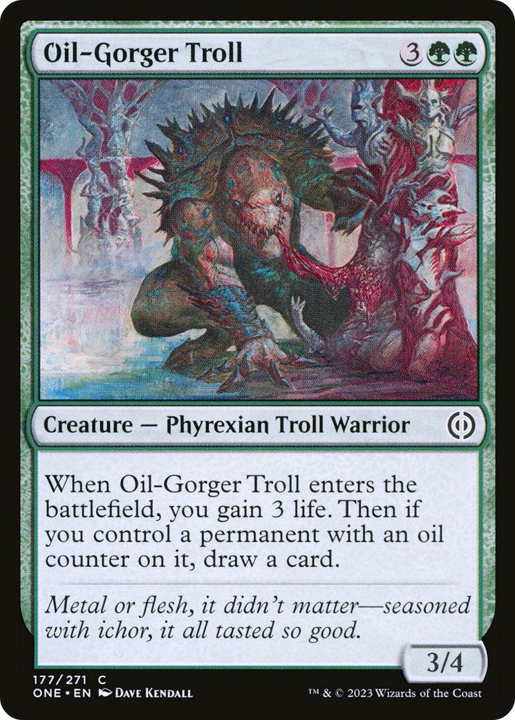 Oil-Gorger Troll [Phyrexia: All Will Be One] | L.A. Mood Comics and Games