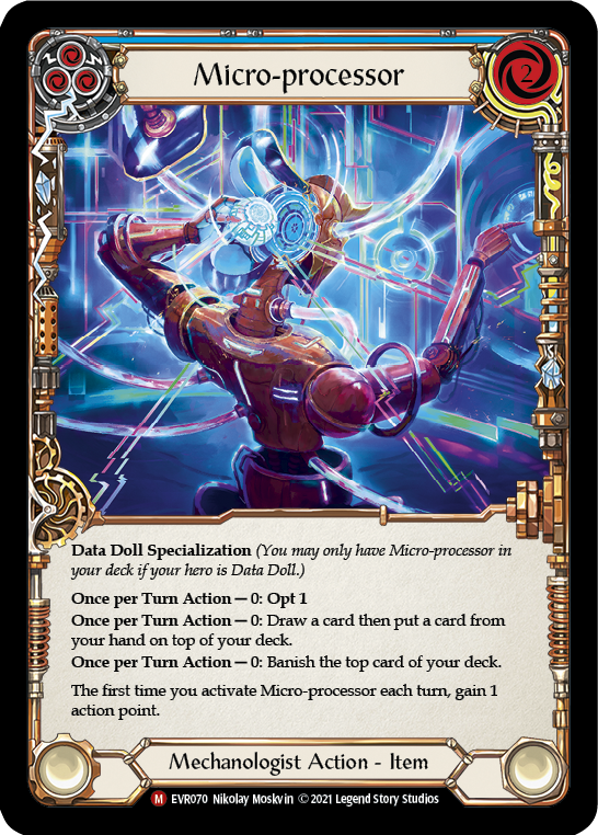 Micro-processor [EVR070] (Everfest)  1st Edition Rainbow Foil | L.A. Mood Comics and Games