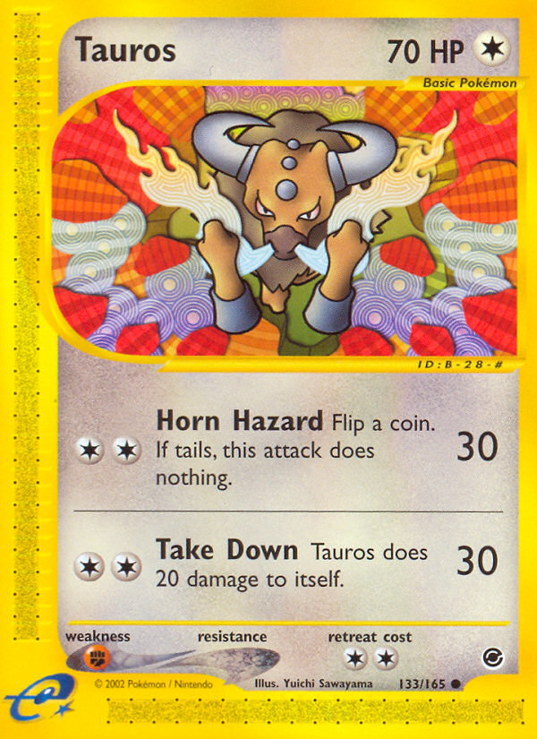 Tauros (133/165) [Expedition: Base Set] | L.A. Mood Comics and Games