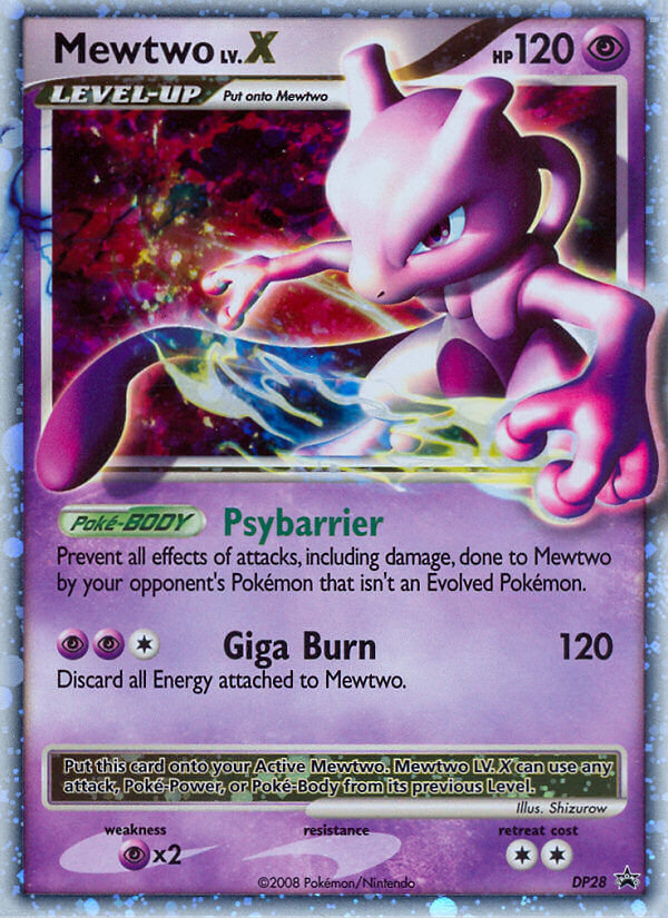 Mewtwo LV.X (DP28) [Diamond & Pearl: Black Star Promos] | L.A. Mood Comics and Games