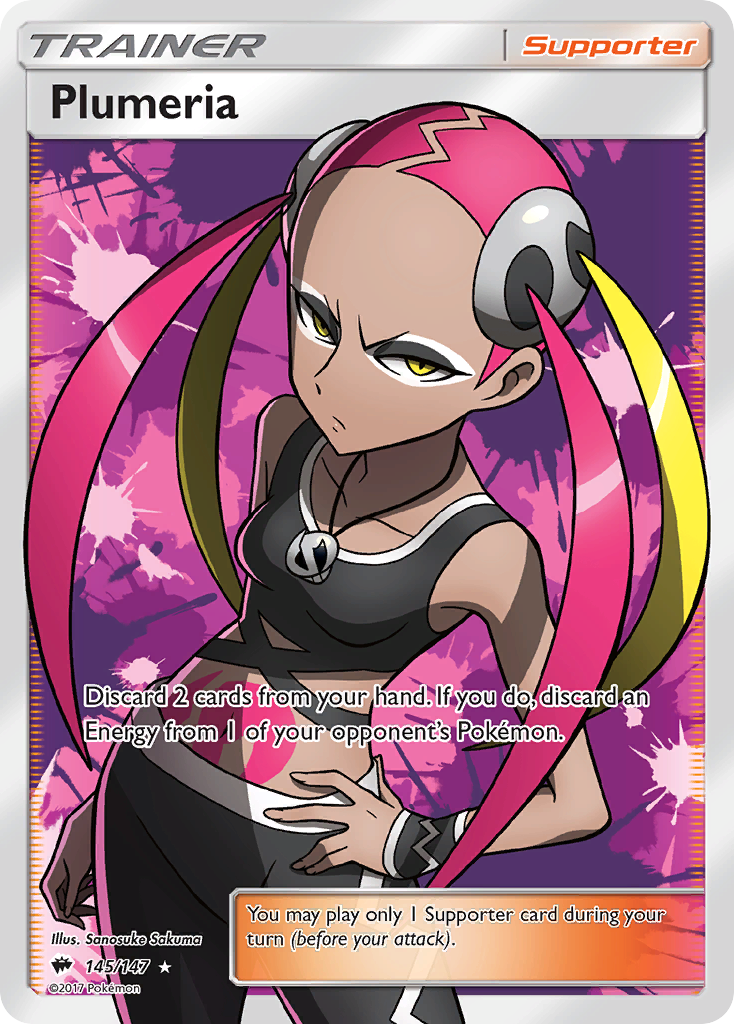 Plumeria (145/147) [Sun & Moon: Burning Shadows] | L.A. Mood Comics and Games