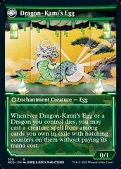 The Dragon-Kami Reborn // Dragon-Kami's Egg (Showcase Soft Glow) [Kamigawa: Neon Dynasty] | L.A. Mood Comics and Games