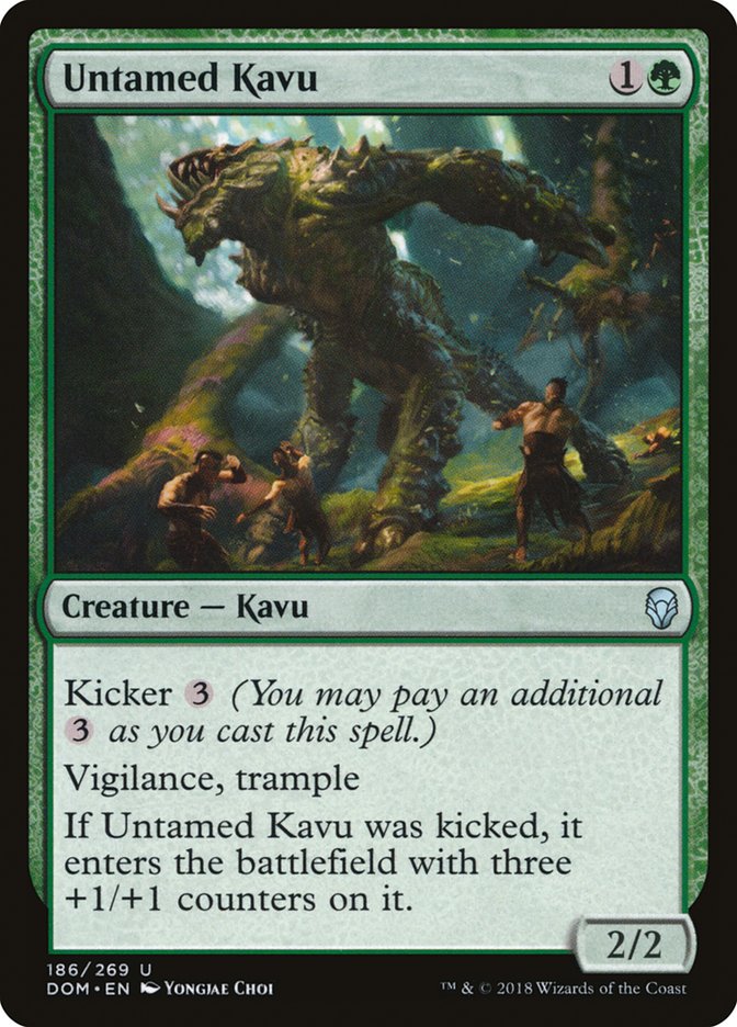 Untamed Kavu [Dominaria] | L.A. Mood Comics and Games