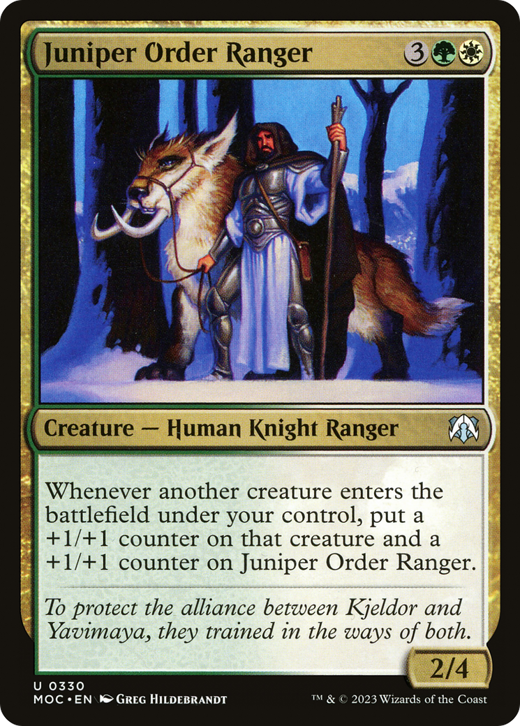 Juniper Order Ranger [March of the Machine Commander] | L.A. Mood Comics and Games