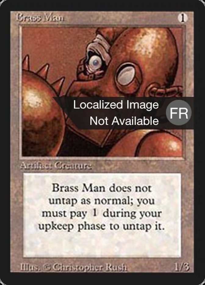 Brass Man [Foreign Black Border] | L.A. Mood Comics and Games
