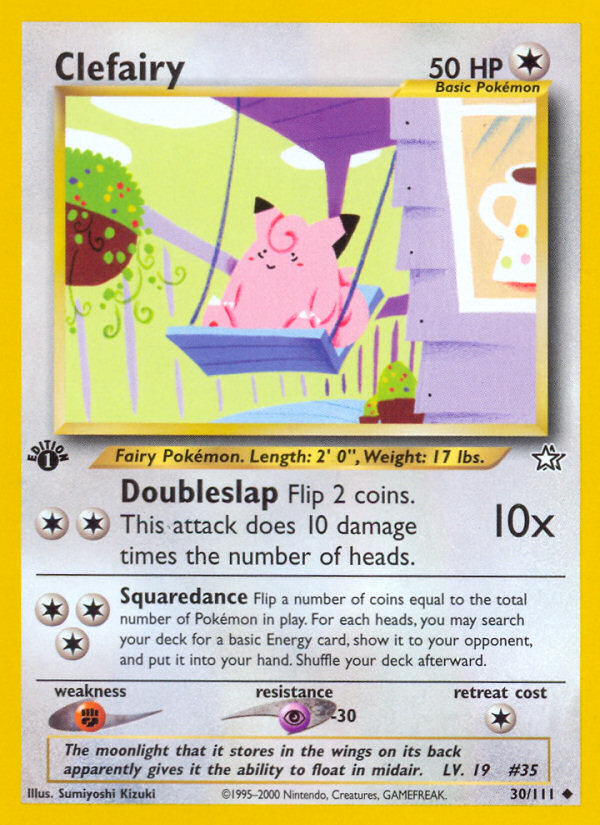 Clefairy (30/111) [Neo Genesis 1st Edition] | L.A. Mood Comics and Games