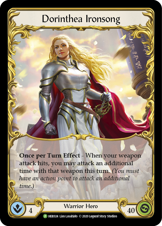 Dorinthea Ironsong [HER024] (Promo)  1st Edition Rainbow Foil | L.A. Mood Comics and Games
