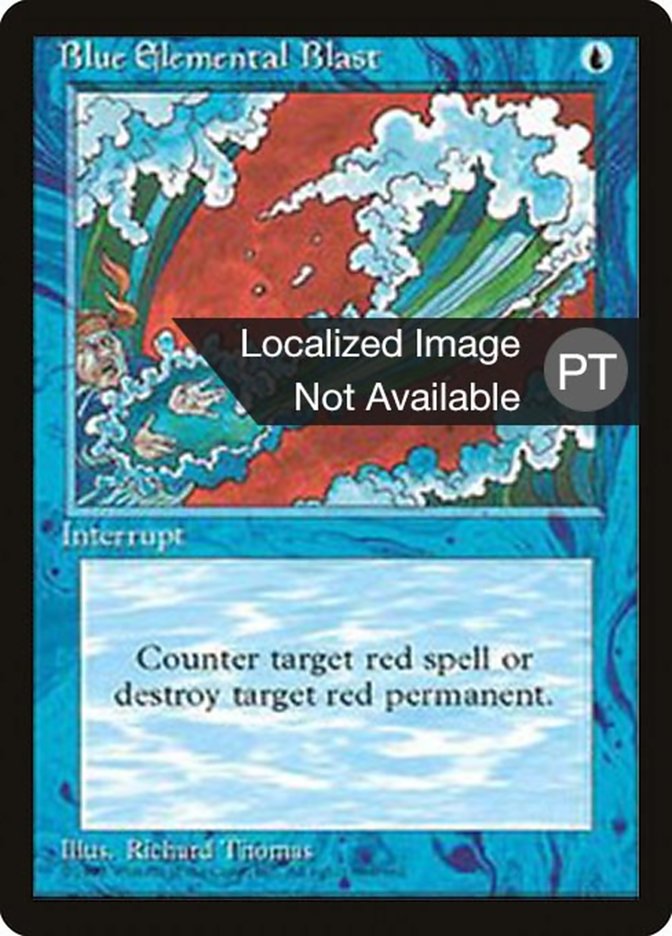 Blue Elemental Blast [Fourth Edition (Foreign Black Border)] | L.A. Mood Comics and Games